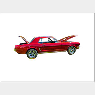 1966 Ford Mustang Posters and Art